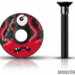 Rie:sel Design Stem:Cap - Capuchon Ahead -VTT Soldes Magasin 04 StemCaps 0004 Monster Red artikel