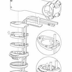 RITCHEY Switch Spacer 5mm 5 Pcs. -VTT Soldes Magasin 10305 Logic E 1 5 HS Integration instruction sheet 86000006140