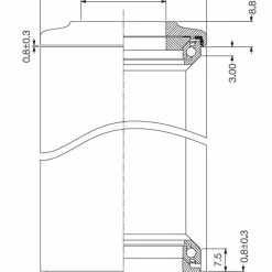 Deda DCR Jeu De Direction Intégré 1.5" - 1.5 -VTT Soldes Magasin DEDA DCRSteuersatz HDDCR 02