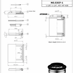 FSA NO.53 Jeu De Direction -VTT Soldes Magasin FSA NO 53