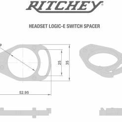 RITCHEY Switch Spacer 5mm 5 Pcs. -VTT Soldes Magasin HS Spacer Logic E Switch