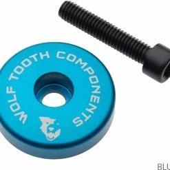 Wolf Tooth Components Capuchon Ahead Ultraléger Spacer Intégré De 5 Mm 10 Wolf Tooth Components Capuchon Ahead Ultraléger Spacer Intégré De 5 Mm -VTT Soldes Magasin STEMCAP5MMBLU