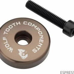 Wolf Tooth Components Capuchon Ahead Ultraléger Spacer Intégré De 5 Mm 11 Wolf Tooth Components Capuchon Ahead Ultraléger Spacer Intégré De 5 Mm -VTT Soldes Magasin STEMCAP5MMESP