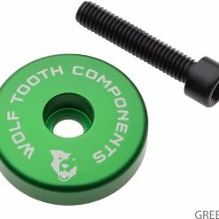 Wolf Tooth Components Capuchon Ahead Ultraléger Spacer Intégré De 5 Mm 13 Wolf Tooth Components Capuchon Ahead Ultraléger Spacer Intégré De 5 Mm -VTT Soldes Magasin STEMCAP5MMGRN