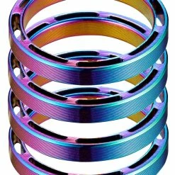 Supacaz Jeu D'entretoises Creuses SupaSpacer 1 1/8" -VTT Soldes Magasin SUPACAZ Hollow SupaSpacer Set HS 03 5