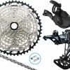Shimano SLX M7100 Kit De Mise à Niveau 1x12 Vitesses 10-51 Collier De Serrage -VTT Soldes Magasin Shimano SLX M7100 1x12 fach Upgrade Kit 10 51 Schelle 20092889
