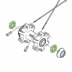 Shimano Acier Billes 3/16" (22 Pièces) -VTT Soldes Magasin Shimano Stahl Kugeln 3 16 fur VR 22 Stuck Y4BB98030 b