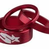 SPANK Kit D'espacement Rouge -VTT Soldes Magasin Spank Spacer Kit Set emerald rot SP STM 0056ROT