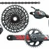 SRAM X01 Eagle DUB 12 Vitesses Groupe 10-52 170mm + Tube Frame Strap -VTT Soldes Magasin Sram X01 Eagle DUB 12 fach Gruppe Boost 10 52 170mm Tube Frame Strap