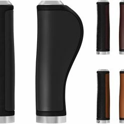 BROOKS Poignées Ergonomic Leather Grips