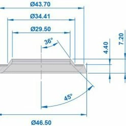 RITCHEY Cône De Fourche Pour Fourche WCS Carbon Adventure Gravel -VTT Soldes Magasin ritchey 55000007016 Kronenadapter fur WCS Carbon Adventure Gravel Gabel 4