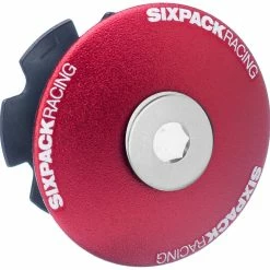 Sixpack Racing Capuchon Ahead Menace 1 1/8 -VTT Soldes Magasin sixpack aheadcap menace red c